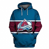 Avalanche Blue All Stitched Hooded Sweatshirt,baseball caps,new era cap wholesale,wholesale hats